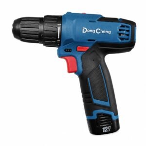 Dong Cheng DCJZ1202 12V cordless driver drill kit with two batteries
