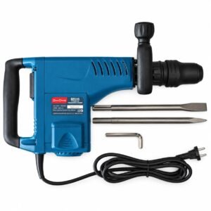 Dong Cheng DZG10 1500W percussion hammer with two chisels and hex key