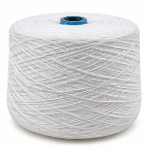 White 8/10s polyester baler machine thread in a 3kg roll for tying straw bales